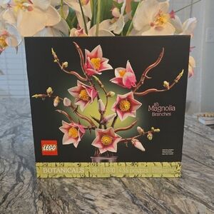 Lego Pink and Yellow Magnolia Branches Display